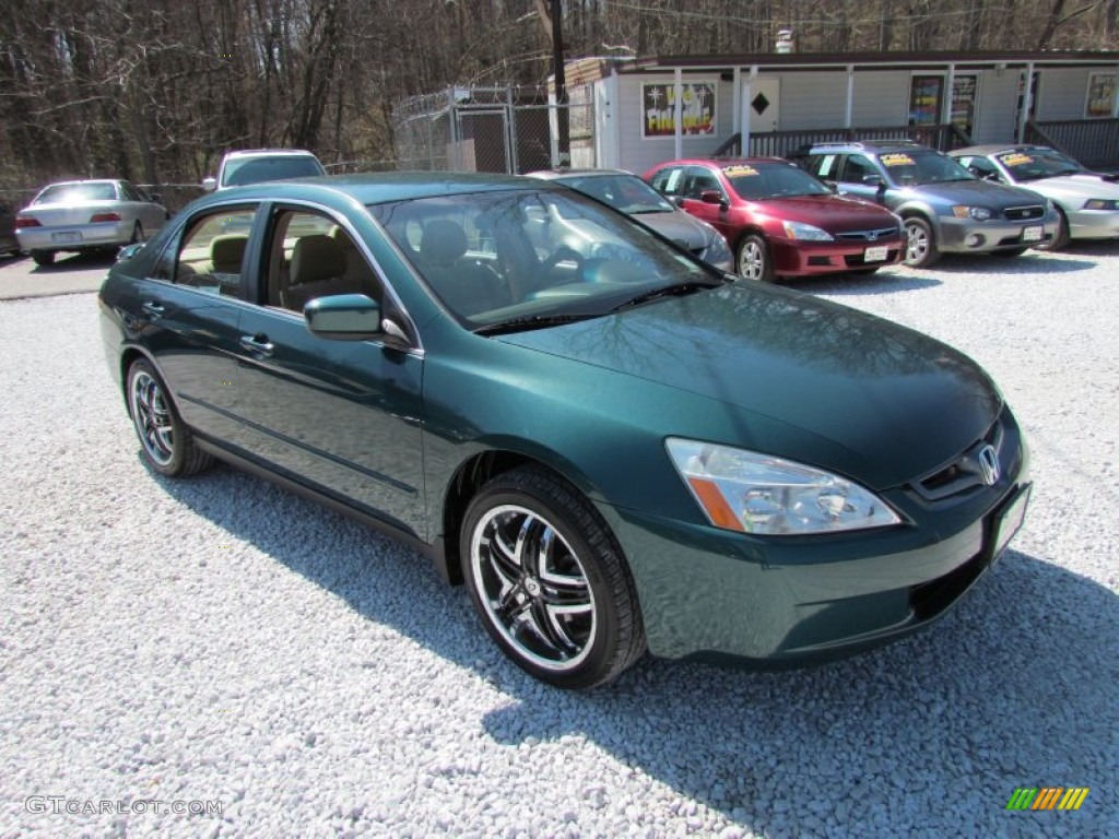 2003 Accord LX Sedan - Noble Green Pearl / Ivory photo #1