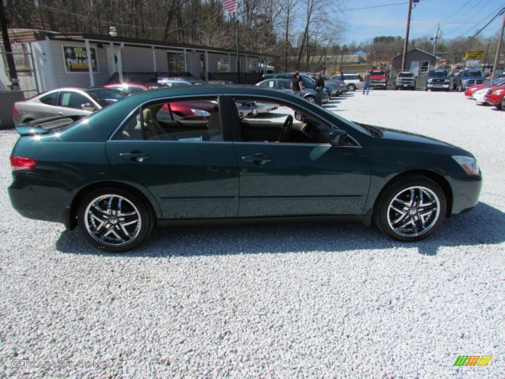 2003 Accord LX Sedan - Noble Green Pearl / Ivory photo #3