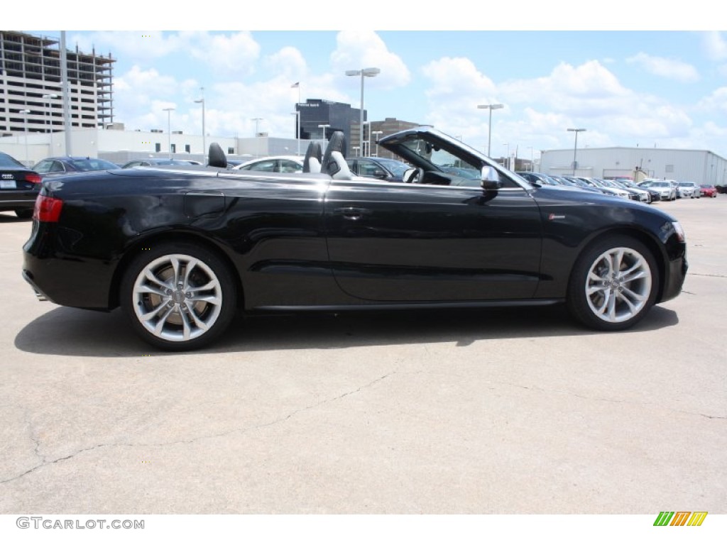 Brilliant Black 2013 Audi S5 3.0 TFSI quattro Convertible Exterior Photo #81688569