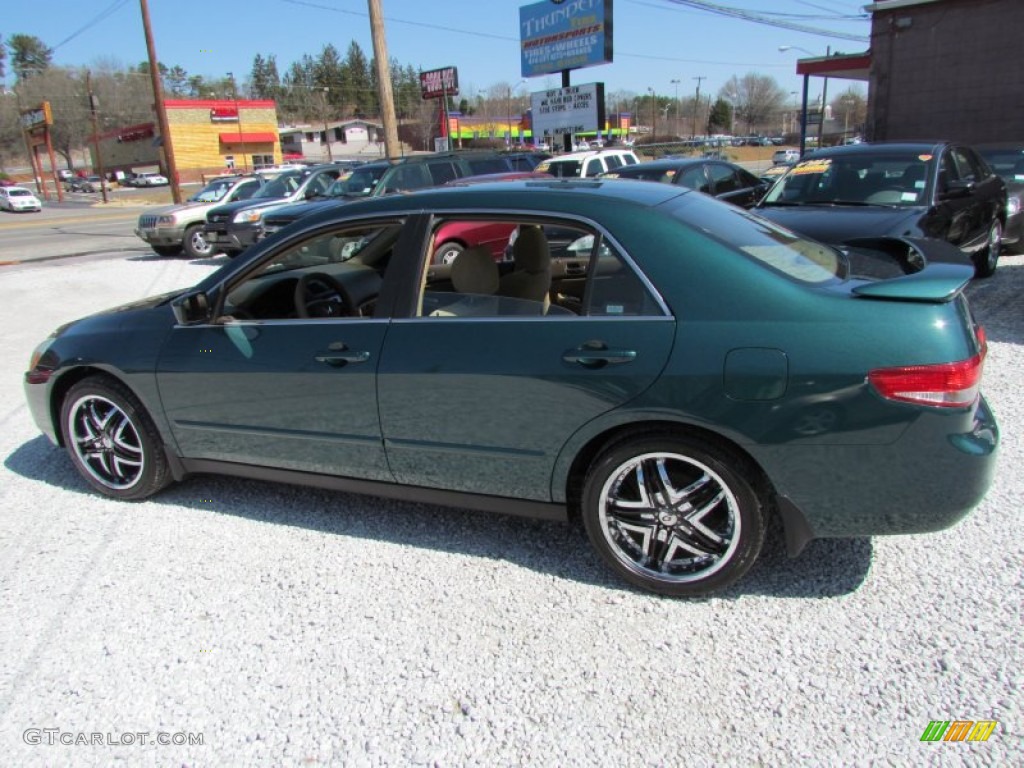 2003 Accord LX Sedan - Noble Green Pearl / Ivory photo #8