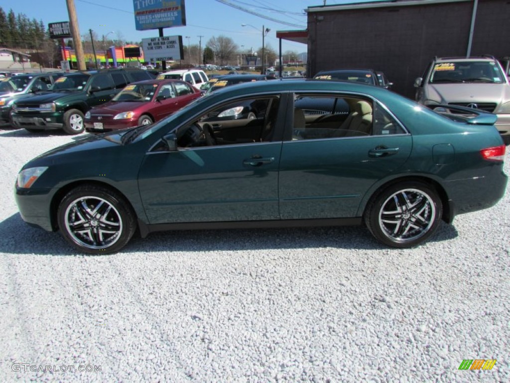 2003 Accord LX Sedan - Noble Green Pearl / Ivory photo #9