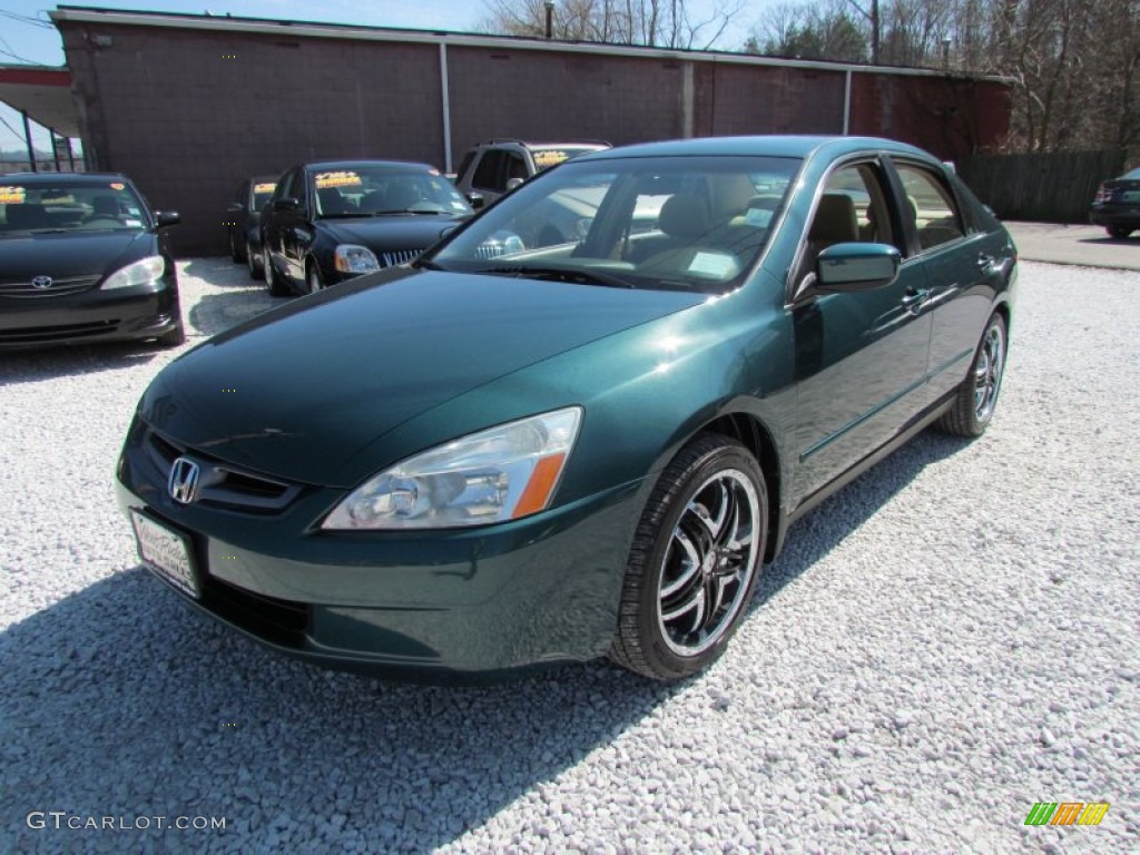 2003 Accord LX Sedan - Noble Green Pearl / Ivory photo #11