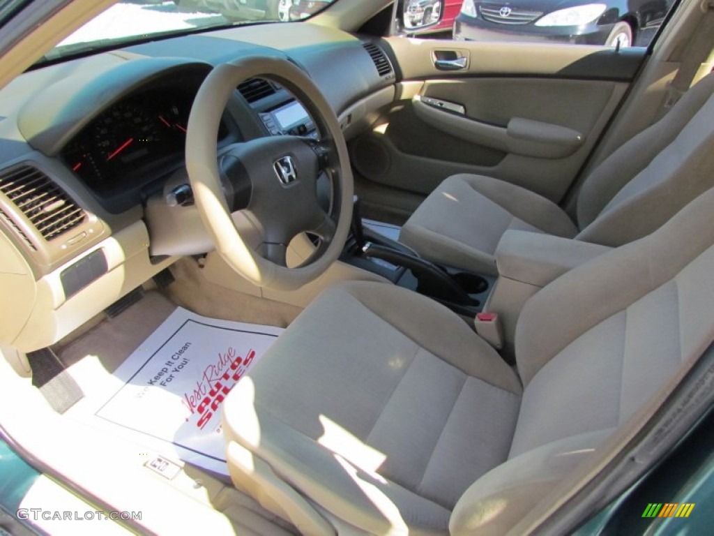 2003 Accord LX Sedan - Noble Green Pearl / Ivory photo #21