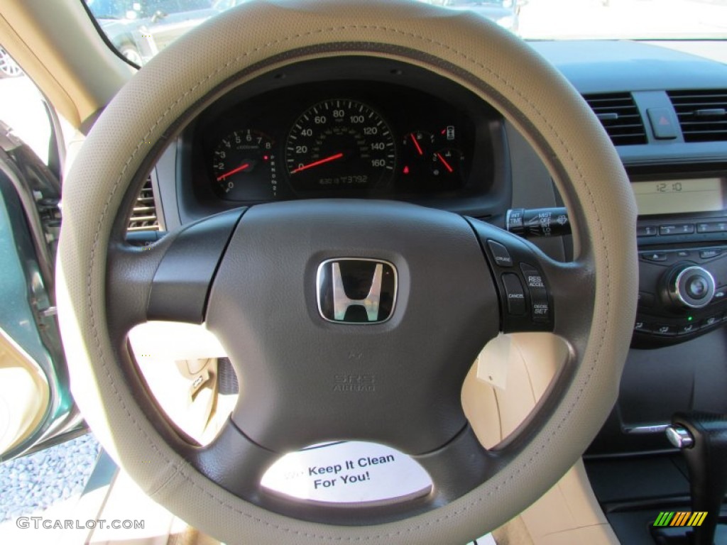 2003 Accord LX Sedan - Noble Green Pearl / Ivory photo #23