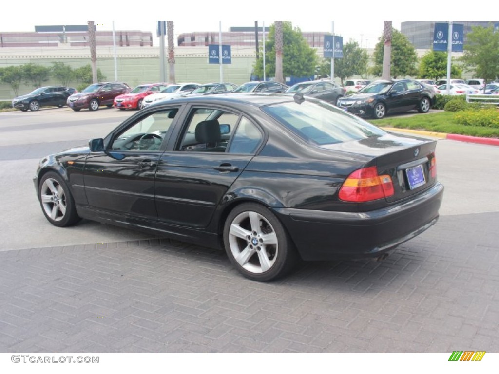 2005 3 Series 325i Sedan - Jet Black / Black photo #7