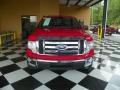 2010 Vermillion Red Ford F150 XLT SuperCrew  photo #2