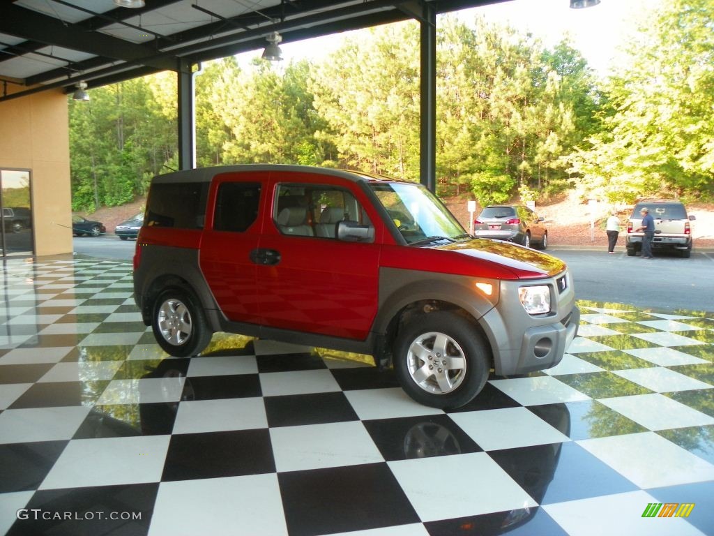 2004 Element EX - Sunset Orange Pearl / Black photo #1