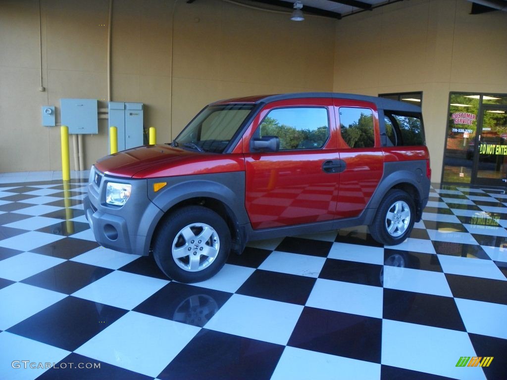 2004 Element EX - Sunset Orange Pearl / Black photo #2