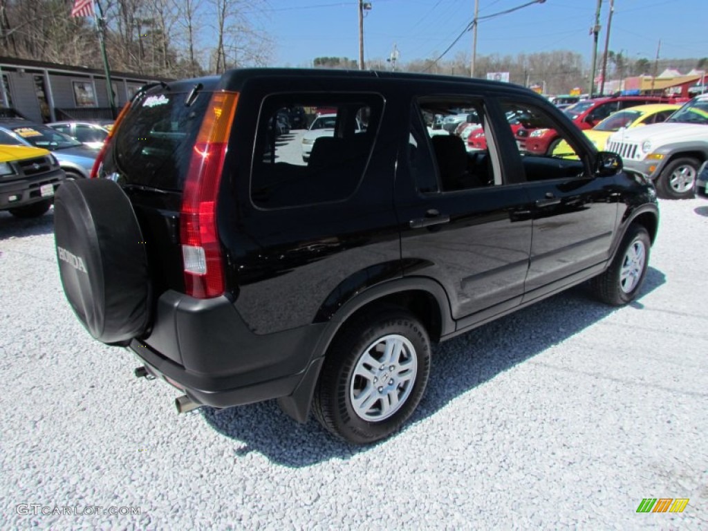 2002 CR-V EX 4WD - Nighthawk Black Pearl / Black photo #4