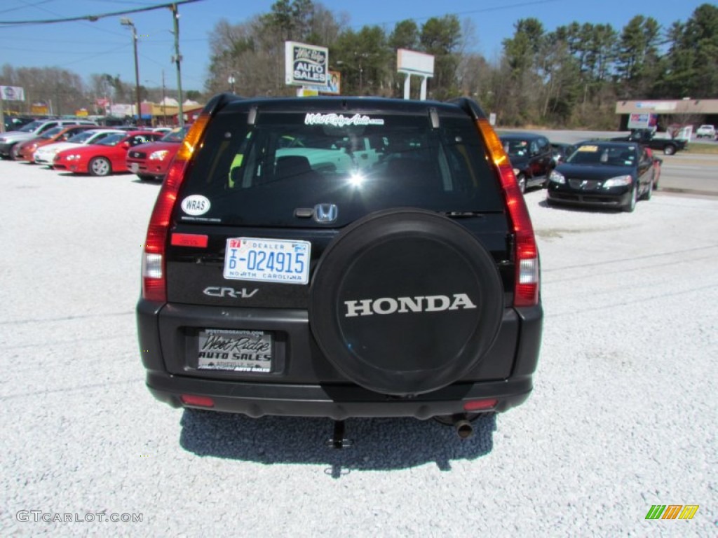 2002 CR-V EX 4WD - Nighthawk Black Pearl / Black photo #6