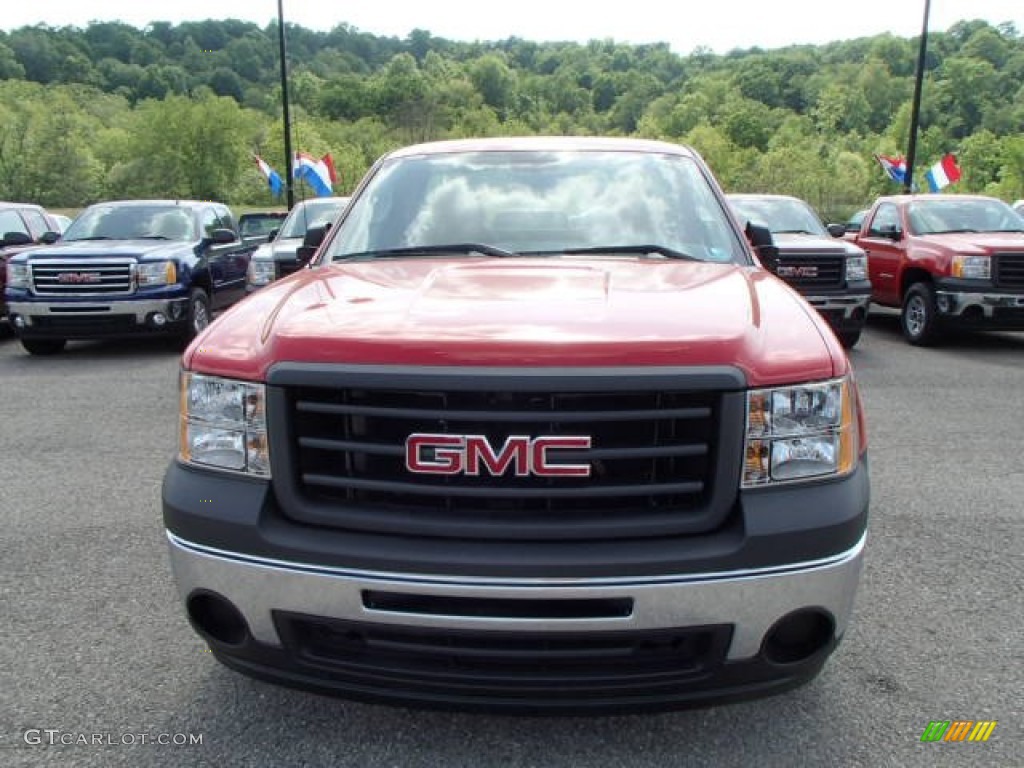 2013 Sierra 1500 Regular Cab - Fire Red / Dark Titanium photo #3