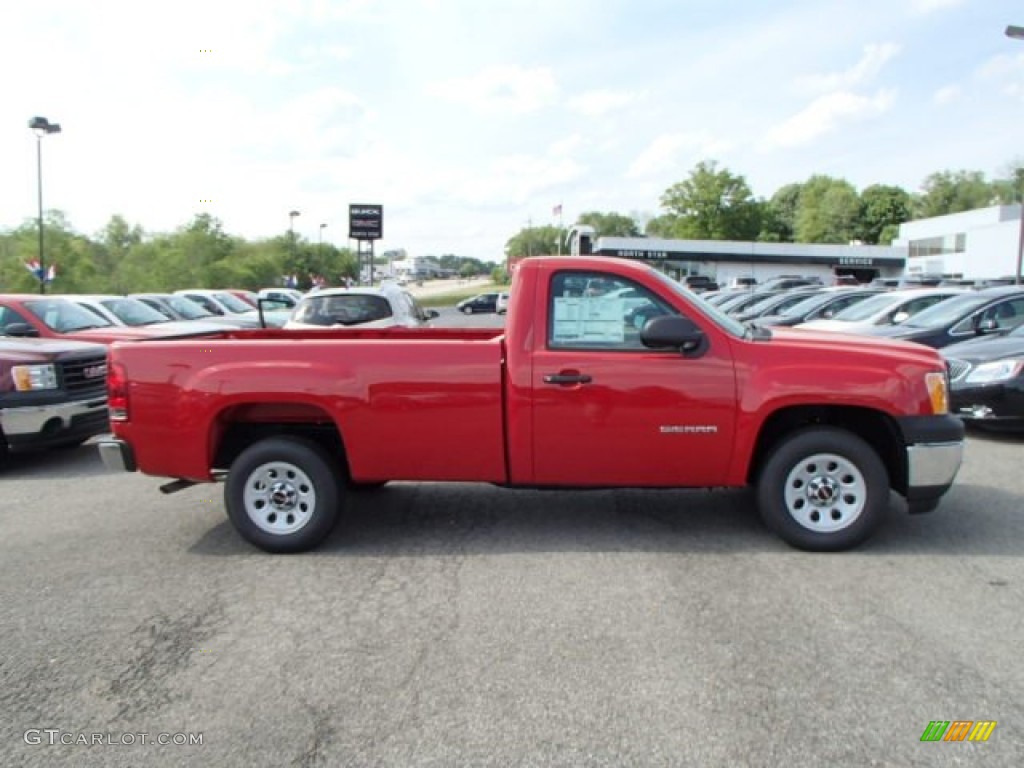 2013 Sierra 1500 Regular Cab - Fire Red / Dark Titanium photo #5