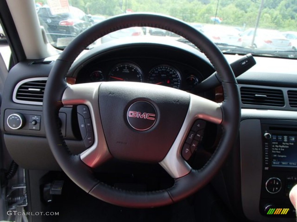 2013 Yukon SLT 4x4 - Quicksilver Metallic / Ebony photo #18