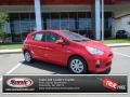 2013 Absolutely Red Toyota Prius c Hybrid One  photo #1