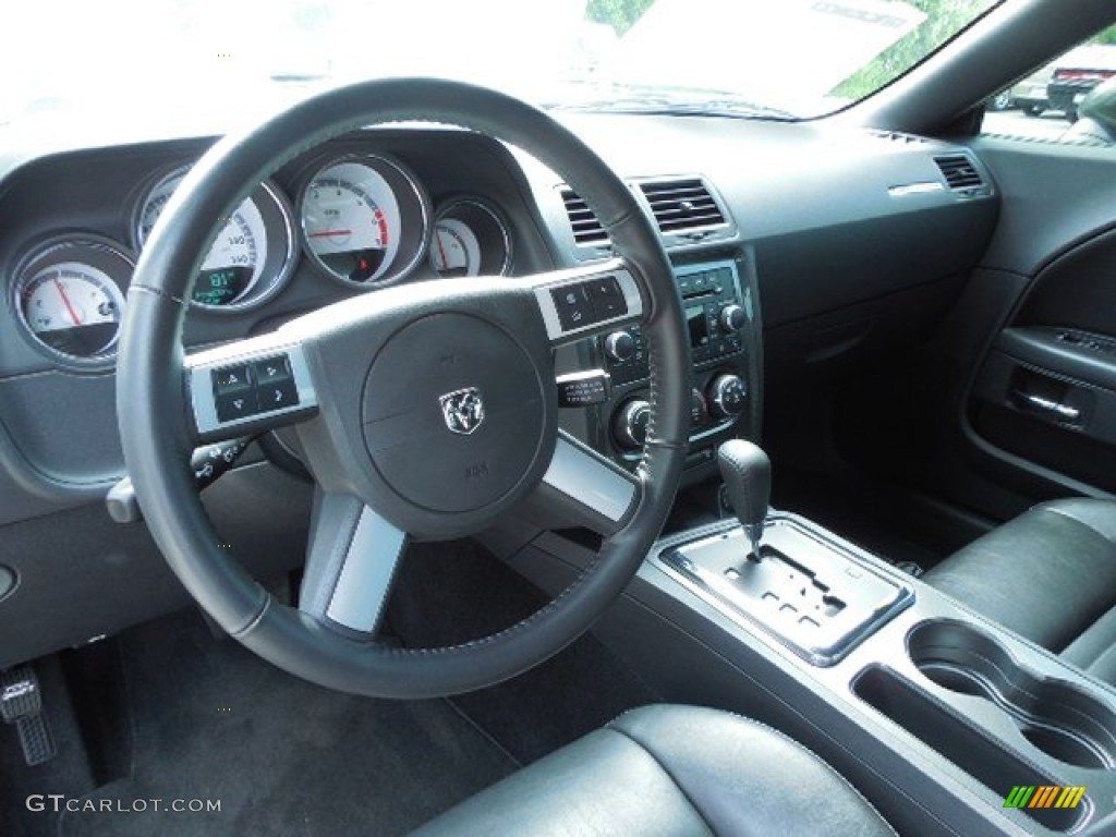 2010 Challenger R/T - Dark Titanium Metallic / Dark Slate Gray photo #6