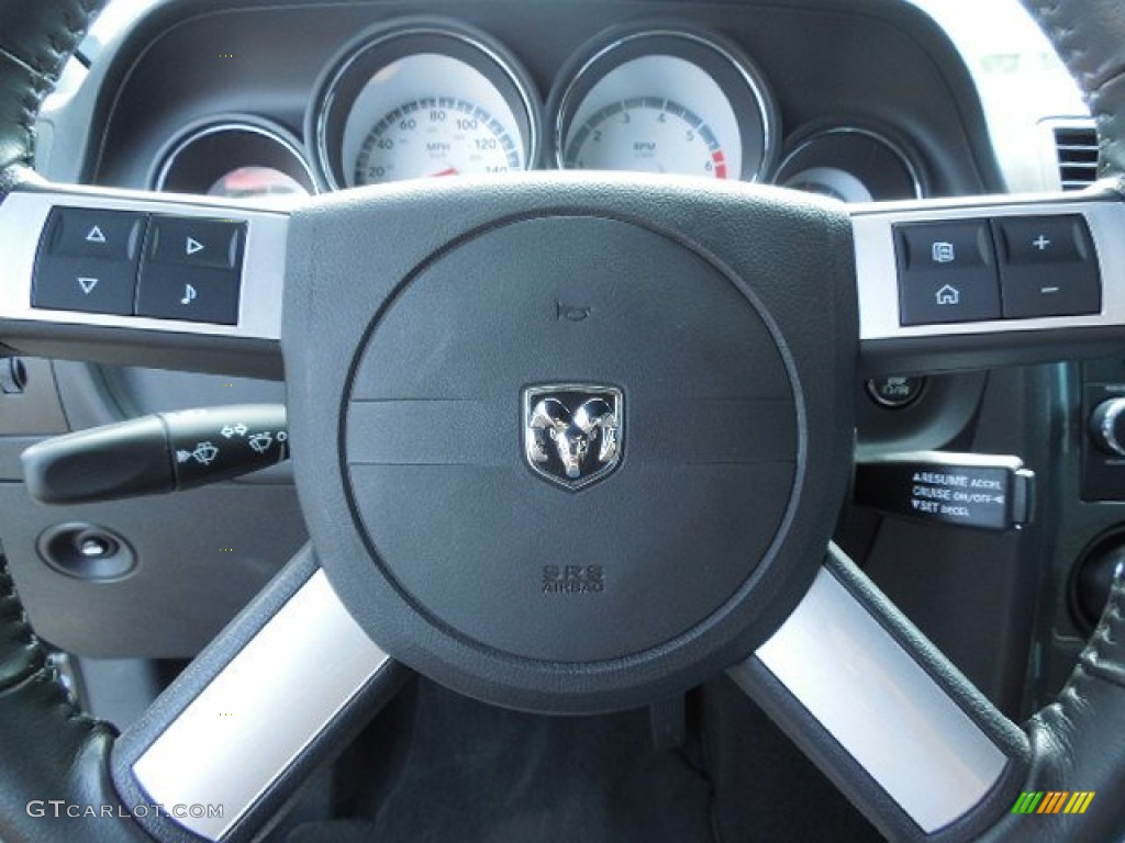 2010 Challenger R/T - Dark Titanium Metallic / Dark Slate Gray photo #21