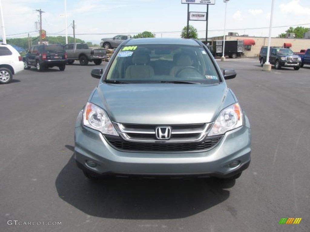 2011 CR-V SE 4WD - Opal Sage Metallic / Ivory photo #2