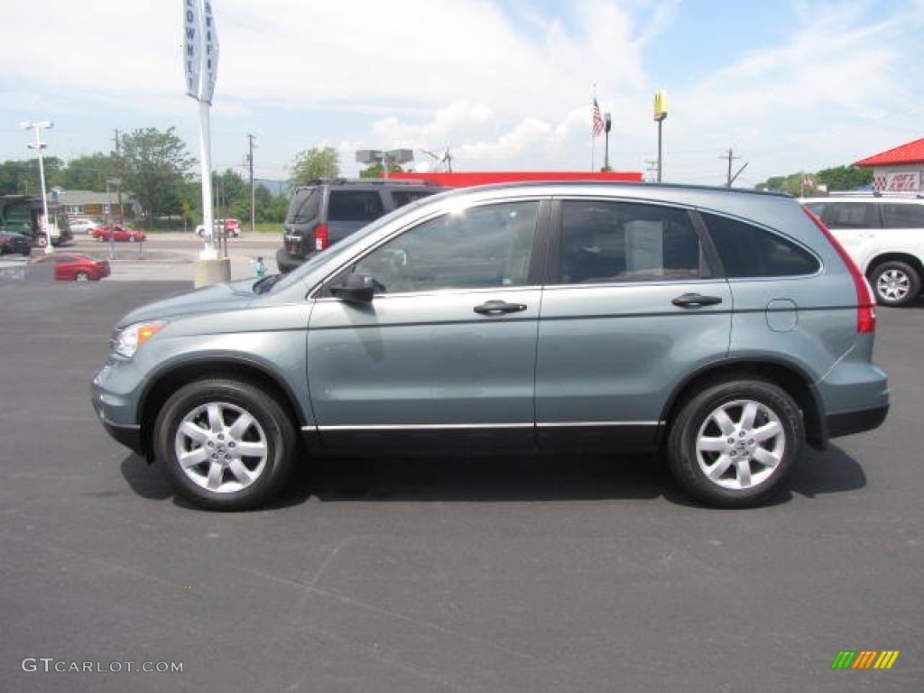 2011 CR-V SE 4WD - Opal Sage Metallic / Ivory photo #8