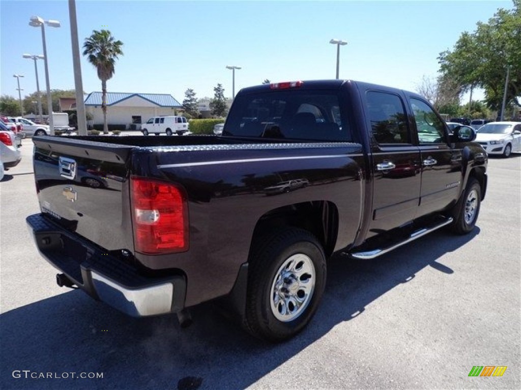 2008 Silverado 1500 LS Crew Cab - Dark Cherry Metallic / Dark Titanium photo #8