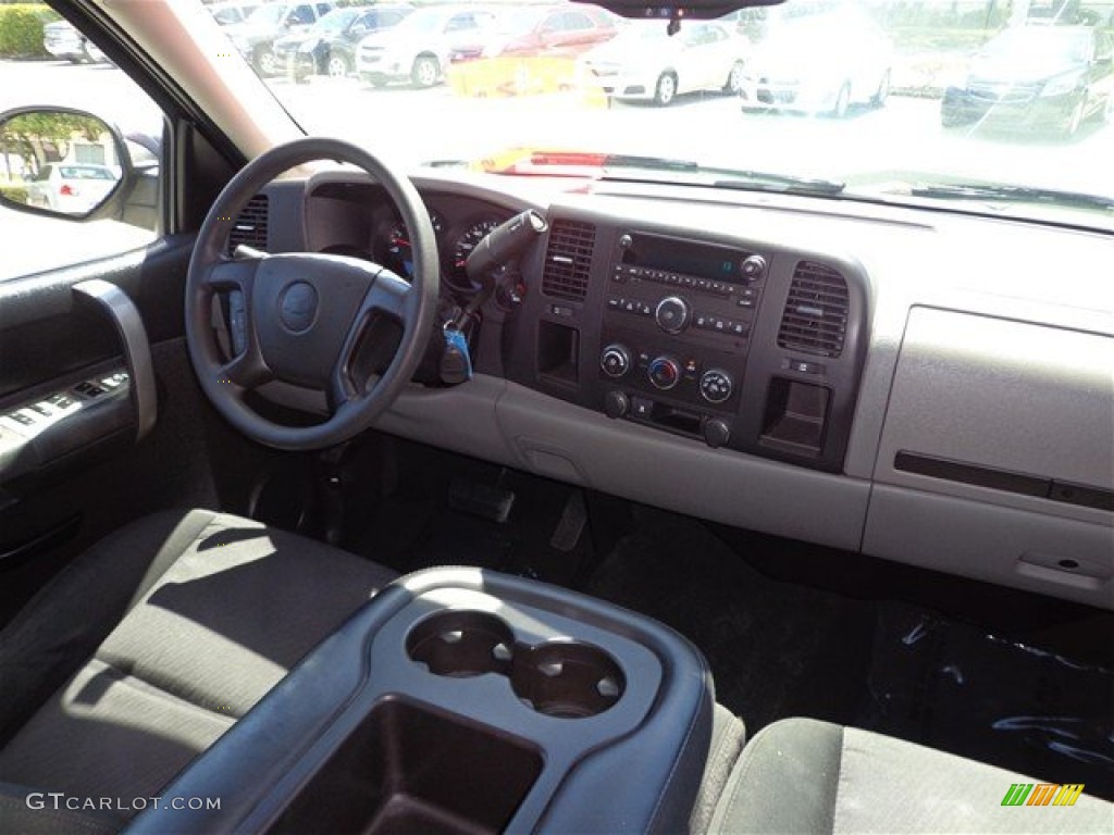 2008 Silverado 1500 LS Crew Cab - Dark Cherry Metallic / Dark Titanium photo #11