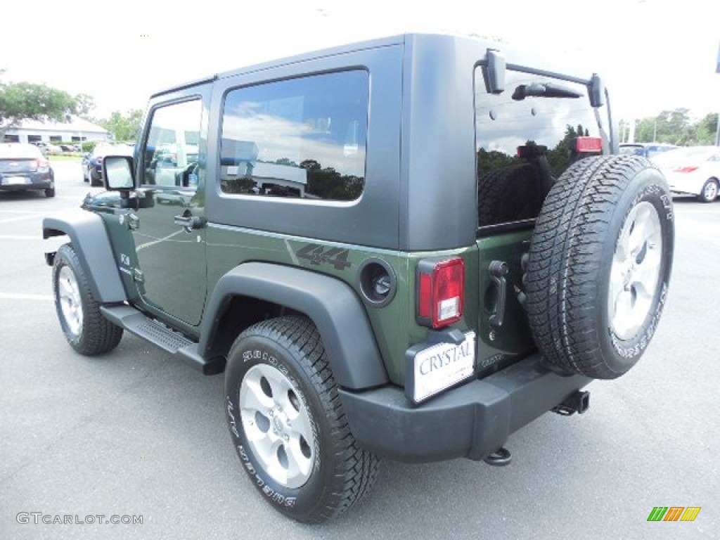 2009 Wrangler X 4x4 - Jeep Green Metallic / Dark Slate Gray/Medium Slate Gray photo #3