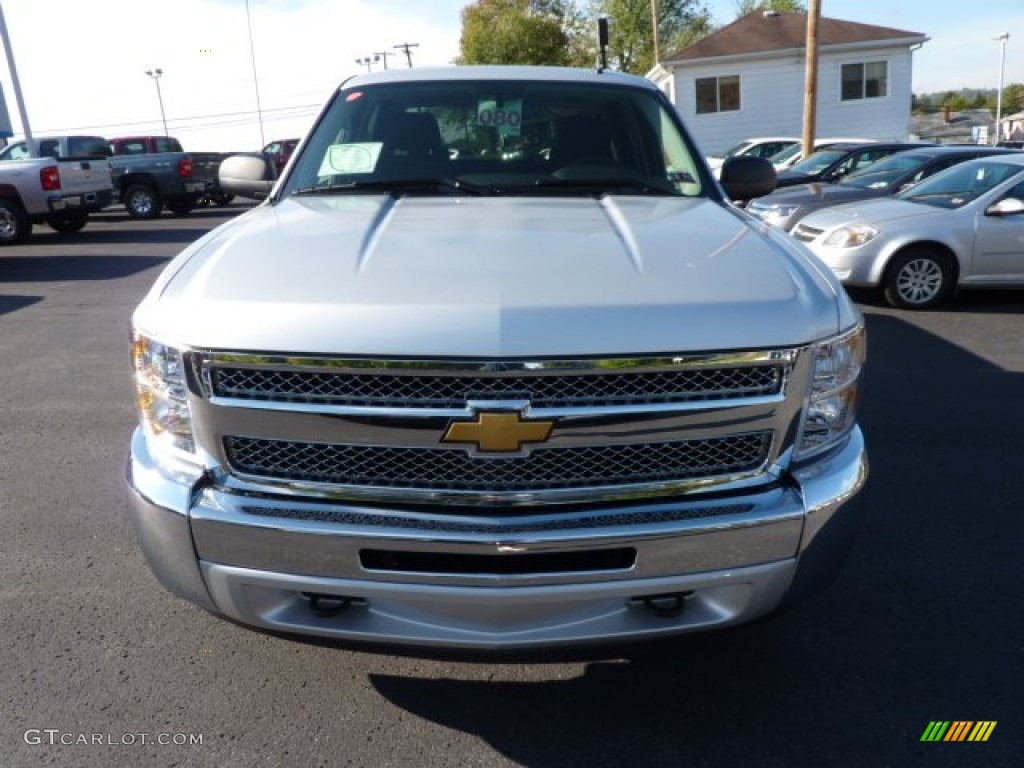 2013 Silverado 1500 LT Crew Cab 4x4 - Silver Ice Metallic / Ebony photo #2