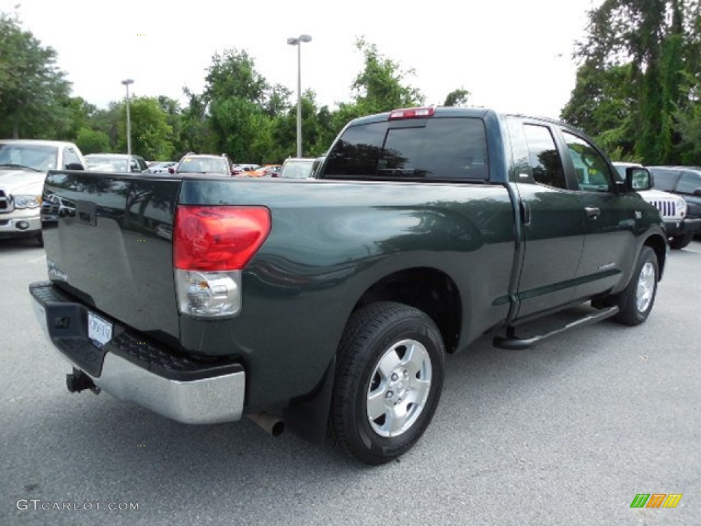 2008 Tundra SR5 Double Cab - Timberland Green Mica / Beige photo #8