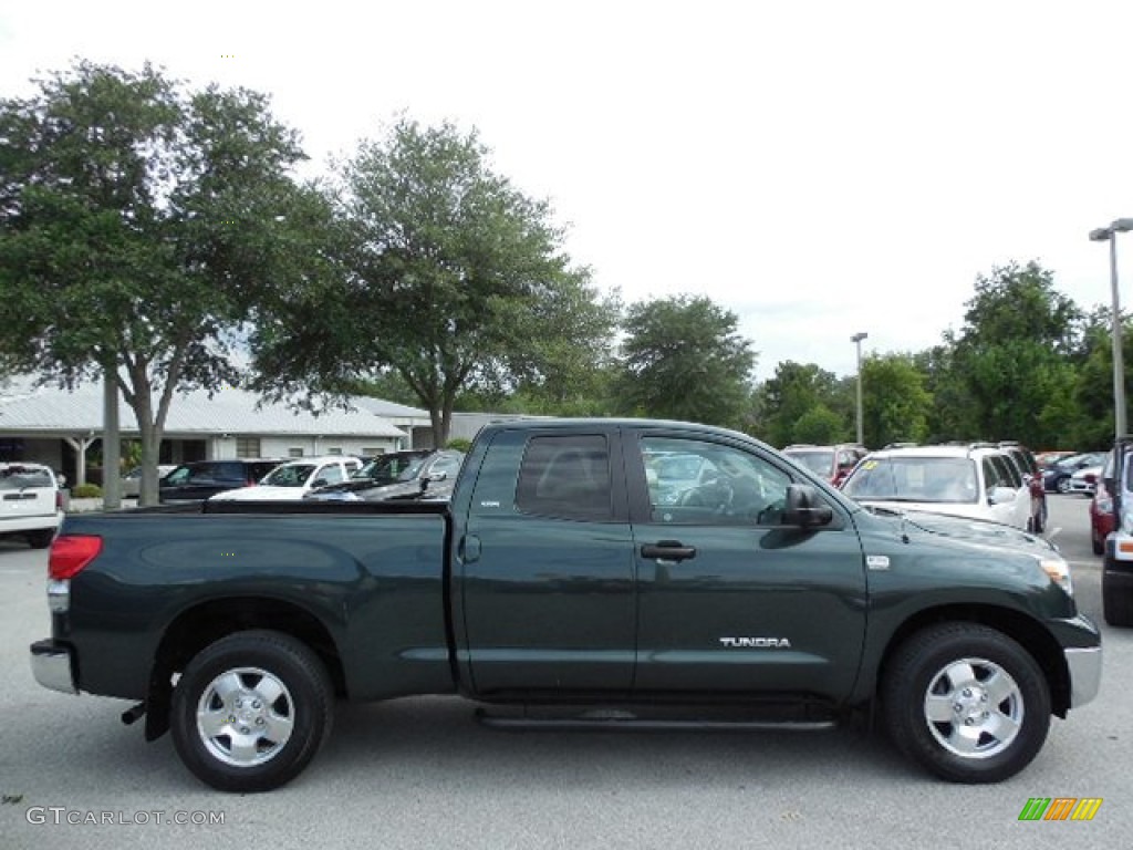 2008 Tundra SR5 Double Cab - Timberland Green Mica / Beige photo #9