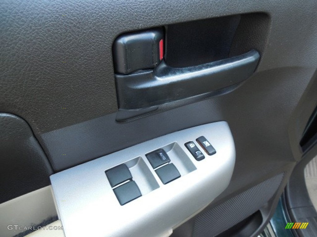 2008 Tundra SR5 Double Cab - Timberland Green Mica / Beige photo #17