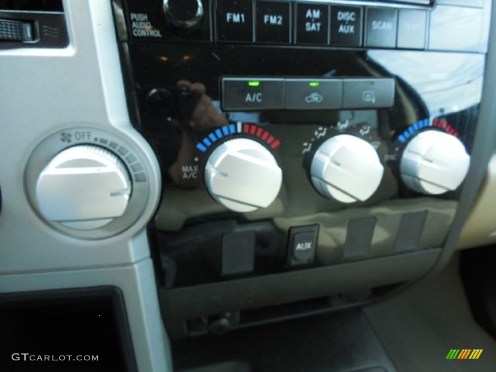 2008 Tundra SR5 Double Cab - Timberland Green Mica / Beige photo #20