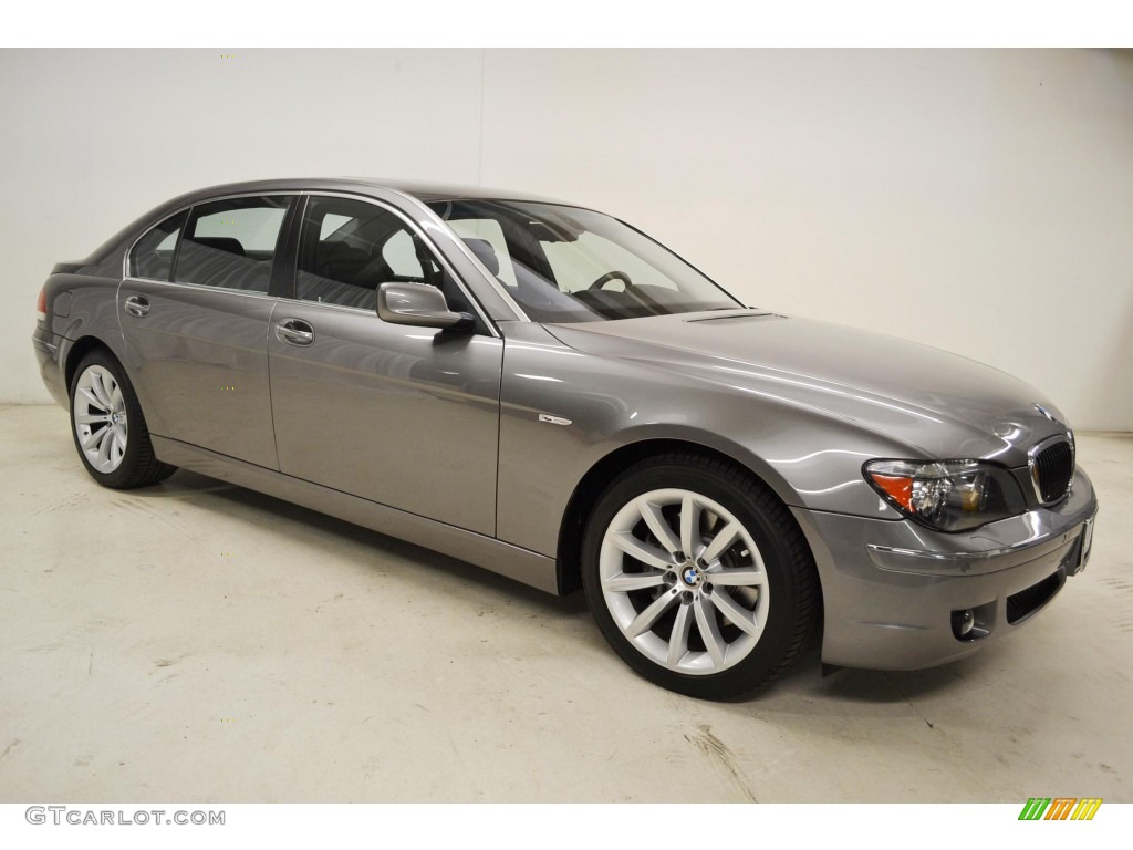 2008 7 Series 750Li Sedan - Sterling Grey Metallic / Black photo #2