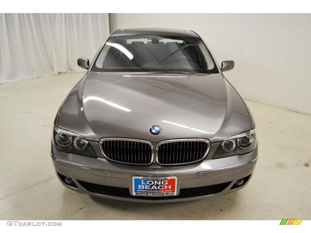 2008 7 Series 750Li Sedan - Sterling Grey Metallic / Black photo #3