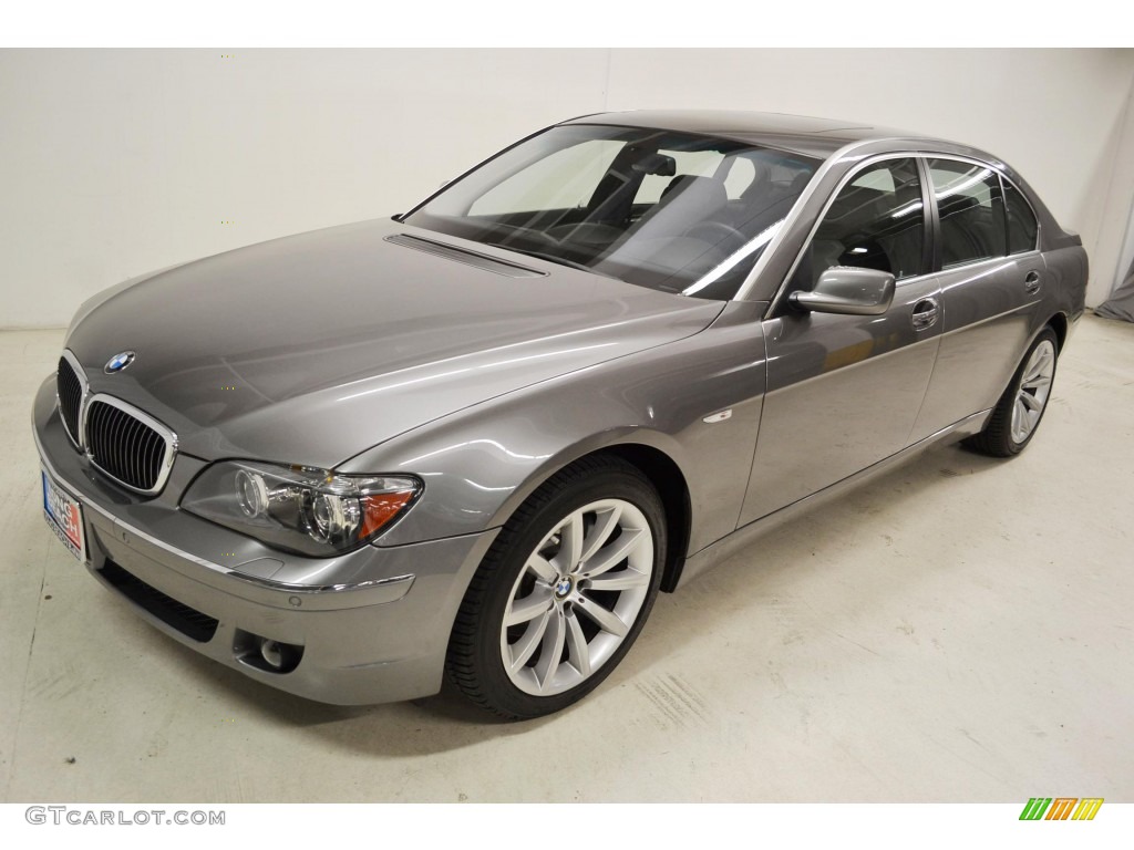 2008 7 Series 750Li Sedan - Sterling Grey Metallic / Black photo #5