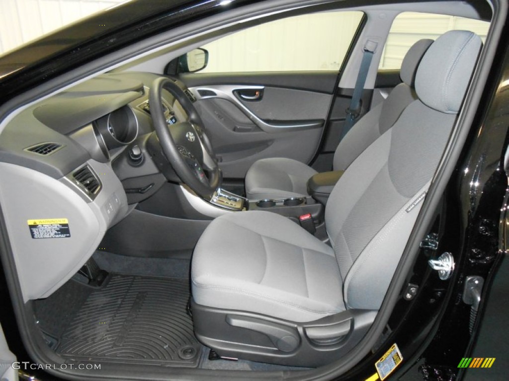 2013 Elantra GLS - Black / Gray photo #6