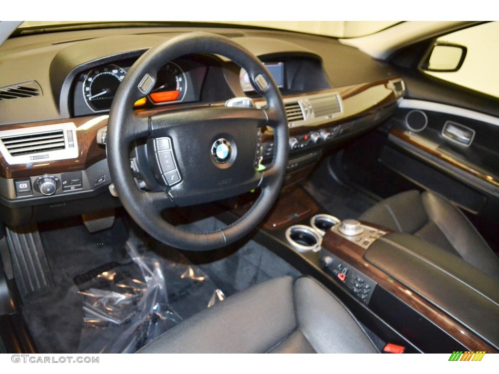 2008 7 Series 750Li Sedan - Sterling Grey Metallic / Black photo #9