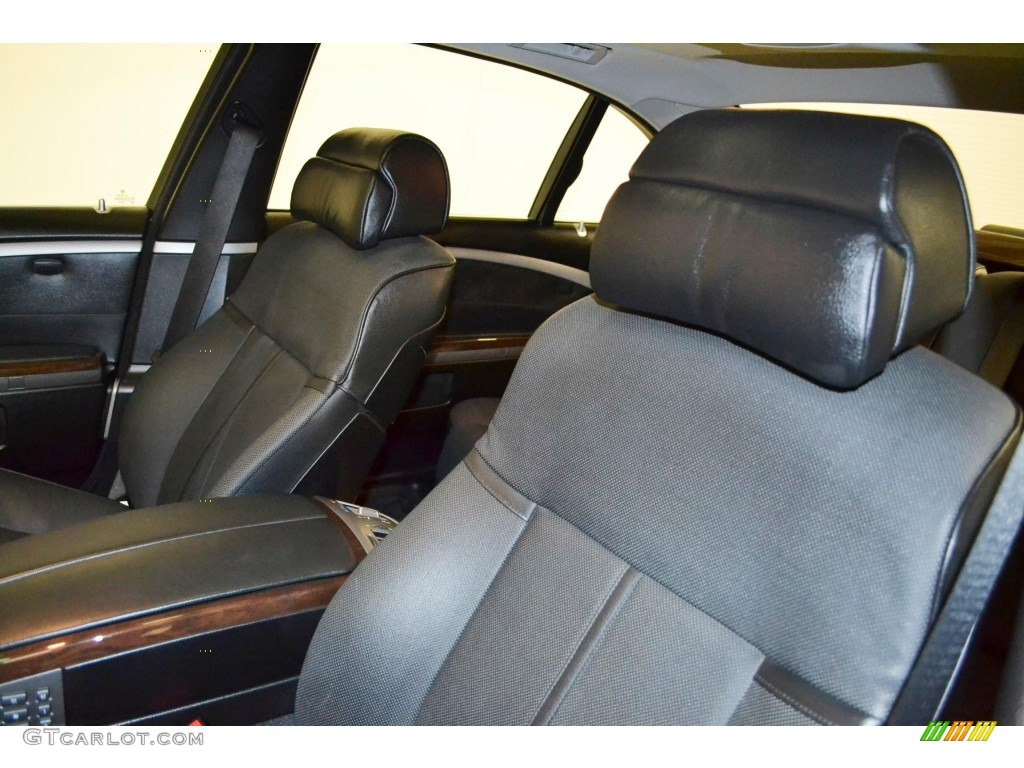 2008 7 Series 750Li Sedan - Sterling Grey Metallic / Black photo #11