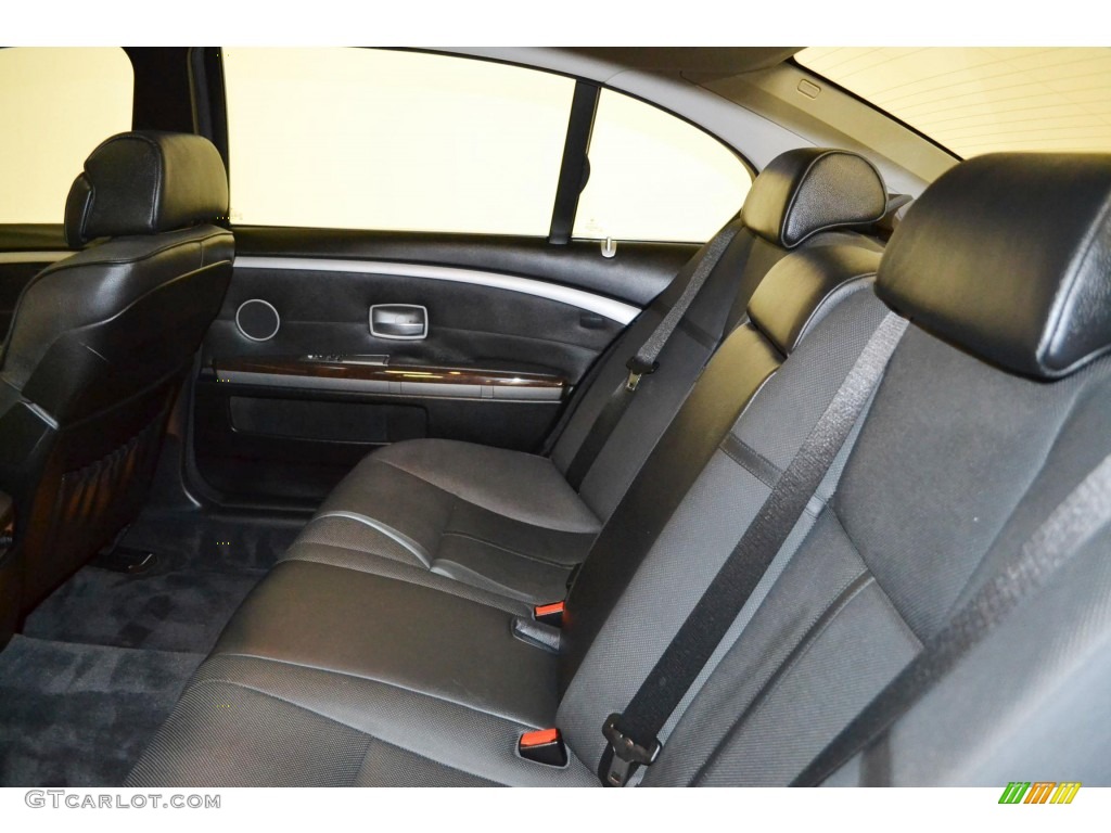 2008 7 Series 750Li Sedan - Sterling Grey Metallic / Black photo #15