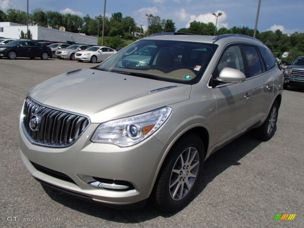 2013 Enclave Leather AWD - Champagne Silver Metallic / Choccachino Leather photo #2