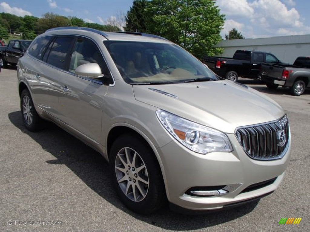 2013 Enclave Leather AWD - Champagne Silver Metallic / Choccachino Leather photo #4