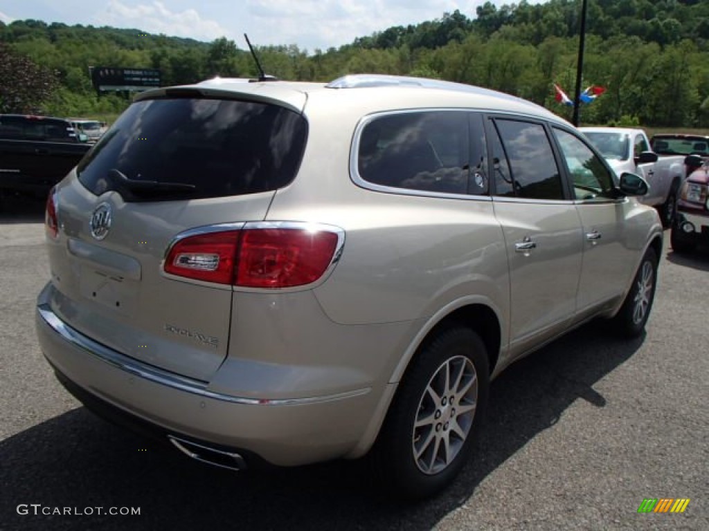 2013 Enclave Leather AWD - Champagne Silver Metallic / Choccachino Leather photo #6