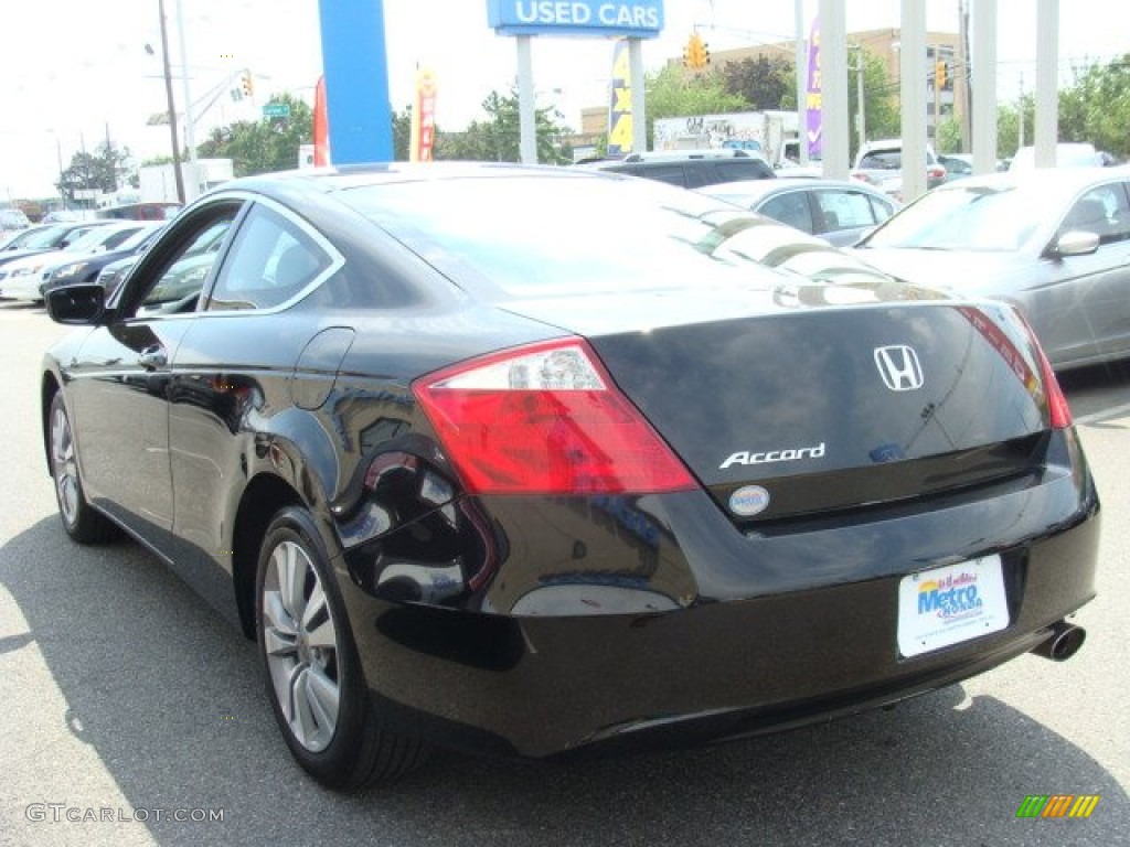 2010 Accord EX Coupe - Crystal Black Pearl / Black photo #5