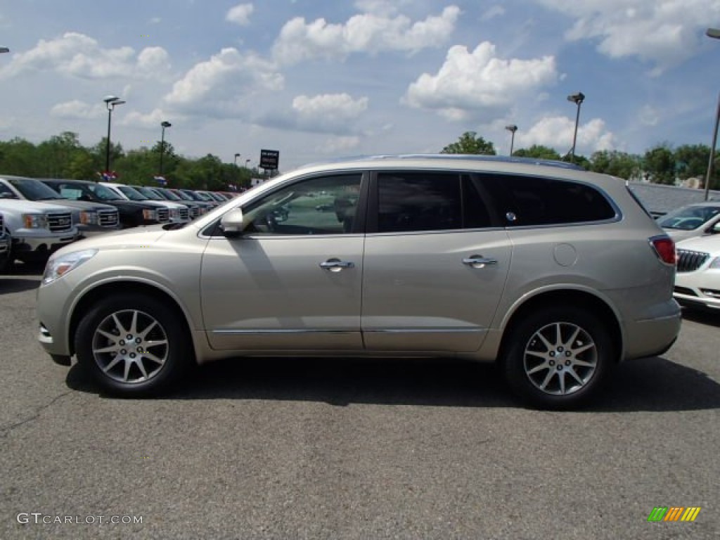 2013 Enclave Leather AWD - Champagne Silver Metallic / Choccachino Leather photo #11