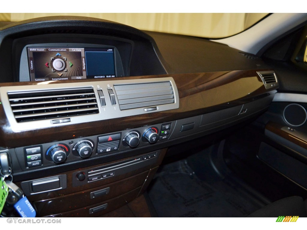 2008 7 Series 750Li Sedan - Sterling Grey Metallic / Black photo #23