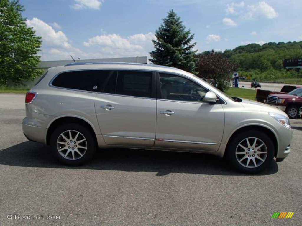 2013 Enclave Leather AWD - Champagne Silver Metallic / Choccachino Leather photo #15