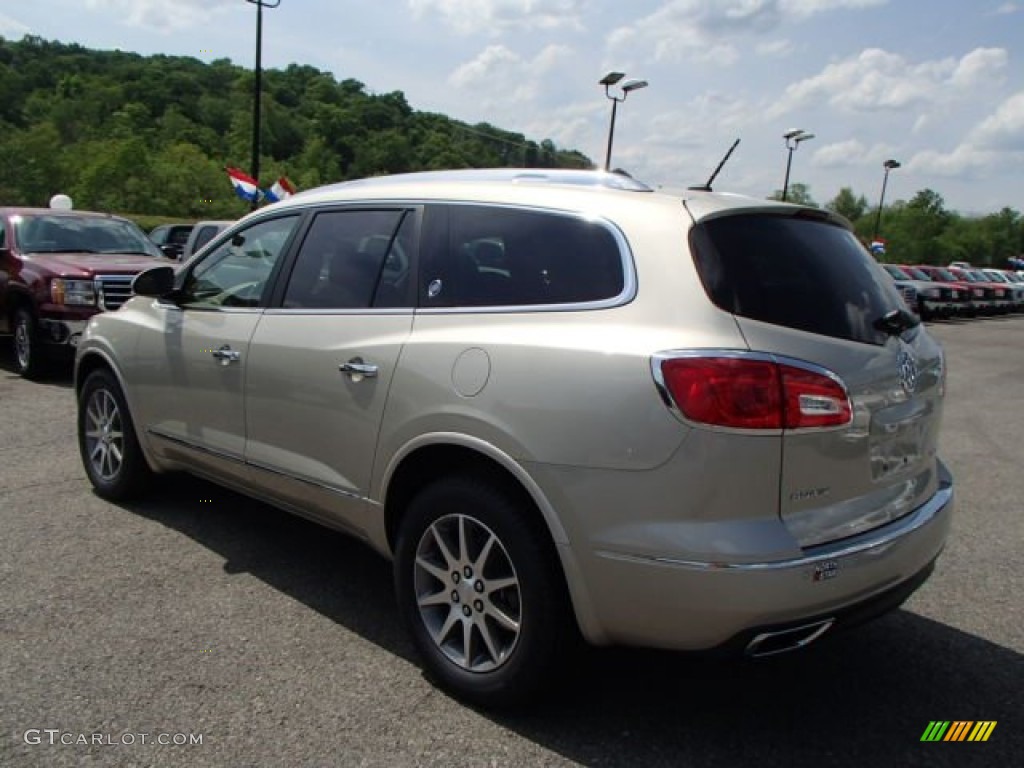 2013 Enclave Leather AWD - Champagne Silver Metallic / Choccachino Leather photo #18