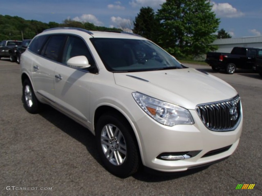 2013 Enclave Convenience AWD - White Diamond Tricoat / Titanium Cloth photo #4