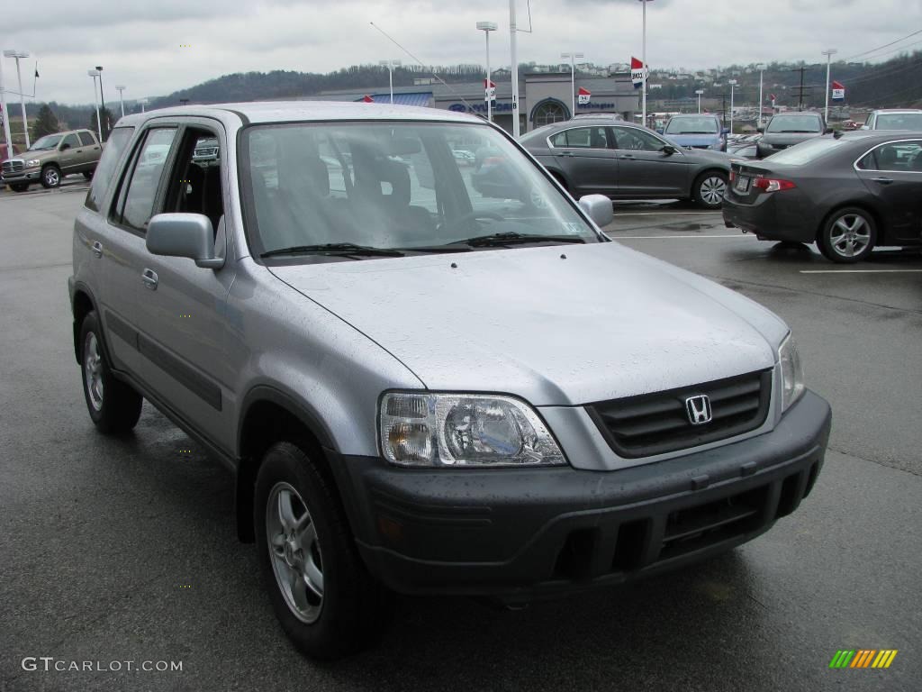 2001 CR-V EX 4WD - Satin Silver Metallic / Dark Gray photo #9