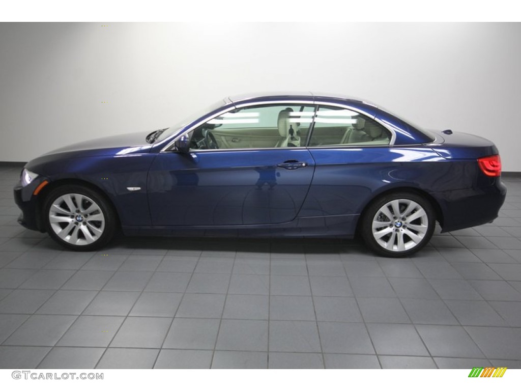 2011 3 Series 328i Convertible - Deep Sea Blue Metallic / Cream Beige photo #2