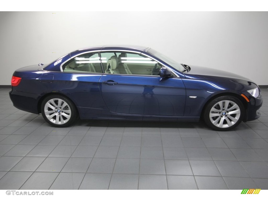 2011 3 Series 328i Convertible - Deep Sea Blue Metallic / Cream Beige photo #8