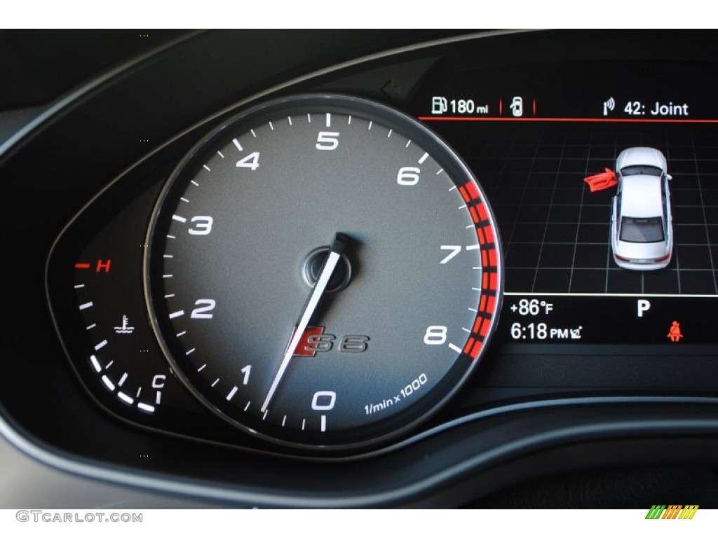 2013 Audi S6 4.0 TFSI quattro Sedan Gauges Photo #81699147